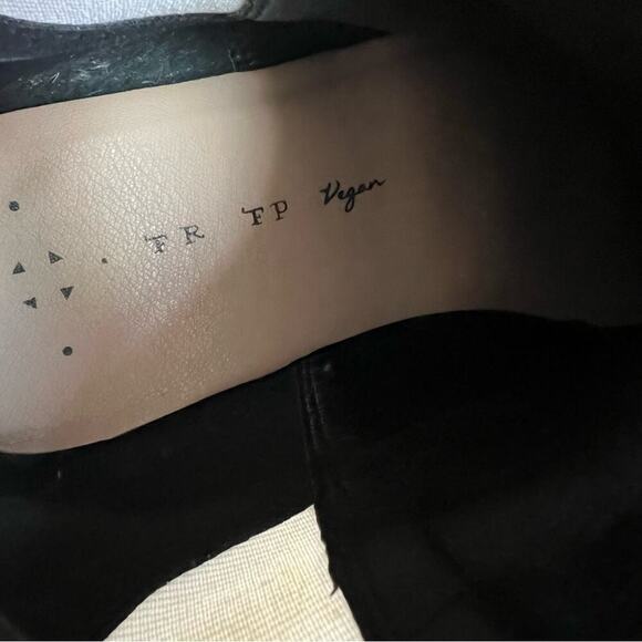 FR x FP Free People Vegan Patent Leather Boots - Picture 7 of 11